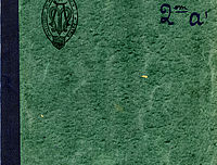 Couverture du carnet de Franz Stock.