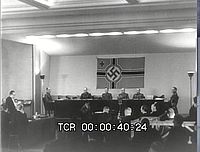 Procès de résistants à la Maison de la Chimie, avril 1942.