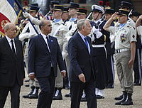 Cérémonie du 18 juin 2012 présidée par Jean-Marc Ayrault, premier ministre.