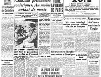 Le quotidien Le Matin, dans son numéro du 20 septembre 1941 publie un avis des autorités allemandes concernant l’exécution de deux résistants français, Raymond Gandon et Eric Texier au Mont-Valérien
