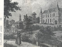 Vers 1839, l'ermitage de l'évêque de Nancy au Mont-Valérien