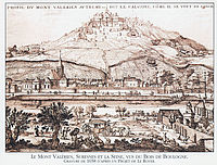 Le calvaire du Mont-Valérien, lieu de pélerinage, en 1658