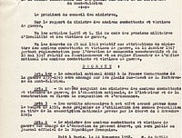 Décret du 24 novembre 1958 relatif à la constitution du mémorial de la France combattante
