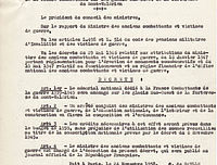Décret du 24 novembre 1958 relatif à la constitution du mémorial de la France combattante