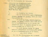 Confirmation du jugement prononcé par le tribunal militaire allemand à l’encontre des résistants du réseau Nemrod