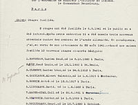 Traduction d'une note du commandement militaire en France datée du 16 septembre 1941