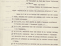Traduction d'une note du MBF à la Délégation générale du gouvernement français dans les territoires occupés (DGTO), datée du 9 février 1942 (recto)