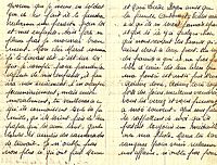 Lettre de Robert Fouquet à sa femme et ses enfants
