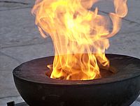 La flamme du souvenir au Mont-Valérien