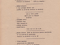 Relevé des inscriptions découvertes sur les murs de la chapelle du Mont-Valérien.