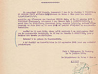 En 1954, un responsable d'organisation de la Résistance certifie qu'Eric Texier a été fusillé au Mont-Valérien.