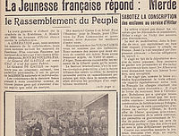 Journal clandestin Libération du 1er mars 1943