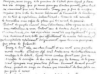 Lettre d'Albert Abalain à ses parents