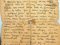 Lettre d'Henri Bannetel à ses amis