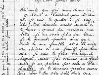 Lettre de Louis Bretaudeau à son épouse