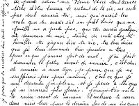 Lettre de Louis Bretaudeau à son épouse