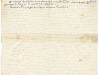 Lettre de François Carcedo à son épouse