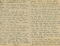 Lettre de Marcel Cotteret à son épouse