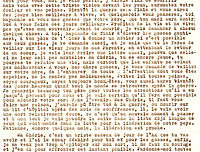 Lettre de Maurice Couderchet à son épouse et à ses enfants
