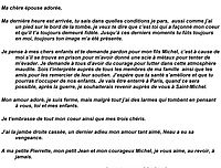 Lettre d'Alphonse Gouraud à son épouse