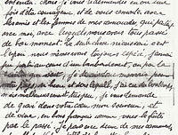 Lettre d'André Joineau à ses parents et à son frère