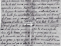 Lettre d'Alberto Montanaro à son épouse