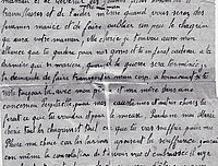 Lettre d'Alberto Montanaro à son épouse