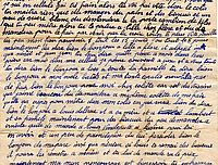 Lettre de Jean Ochin à sa mère