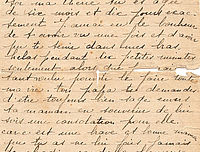 Lettre de Joseph Prigent à sa fille