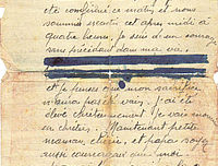Lettre de Jean Queffeulou à ses parents