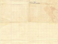 Lettre de Jean Queffeulou à sa femme