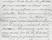 Lettre de Roger Rouxel à ses parents et à son frère