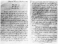 Lettre d'Yves Salaün à ses parents