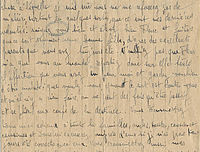 Lettre de Samuel Tyzelman à ses parents et sa soeur