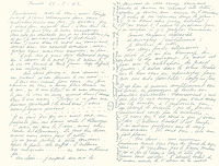Lettre de Boris Vildé à son épouse