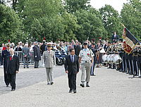 Nicolas Sarkozy lors de la cérémonie commémorative de l'appel du 18 juin