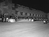 Veillée de transfert des dépouilles de la caserne du fort vers la crypte du mémorial de la France combattante
