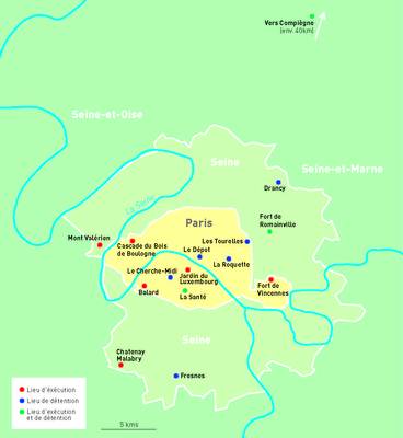 Lieux d'internement